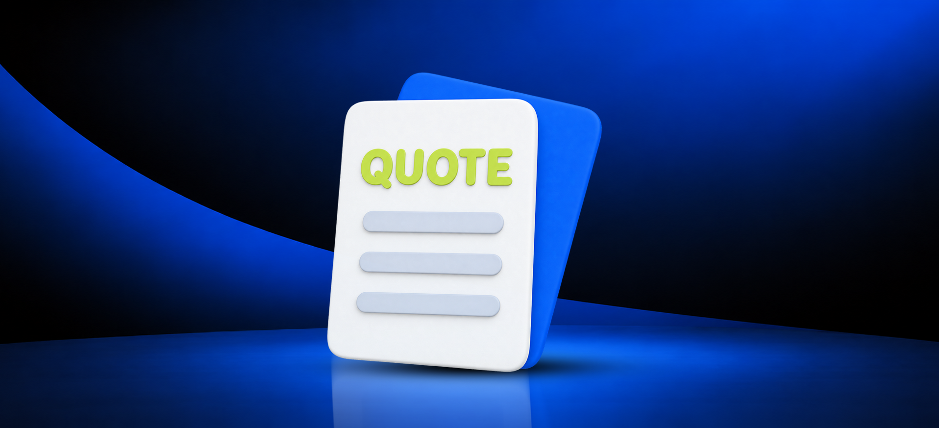 Sales support quote illustration